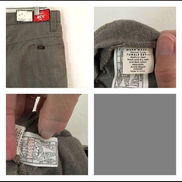 NWT rare vintage 1960/1970 Lady Lee western wide leg jeans - Picture 7 of 7